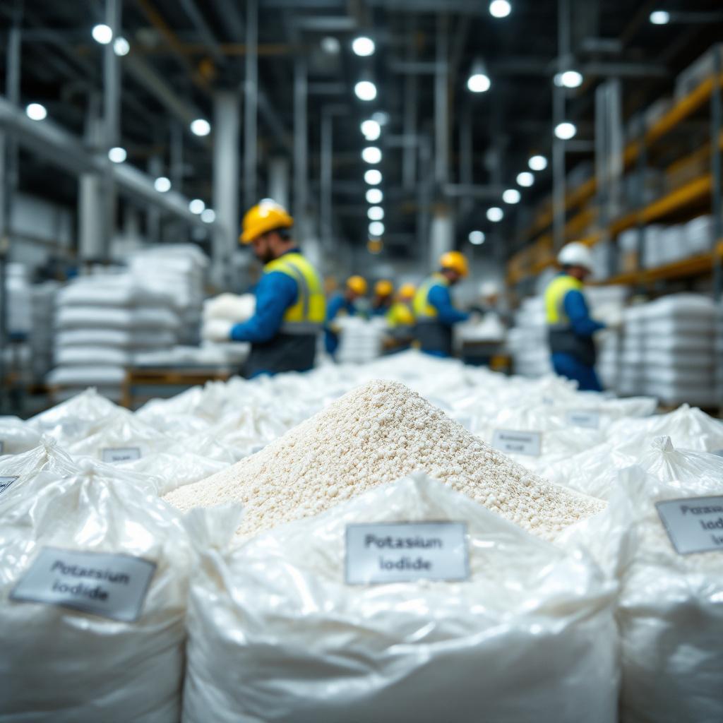 Yoduro de potasio granular